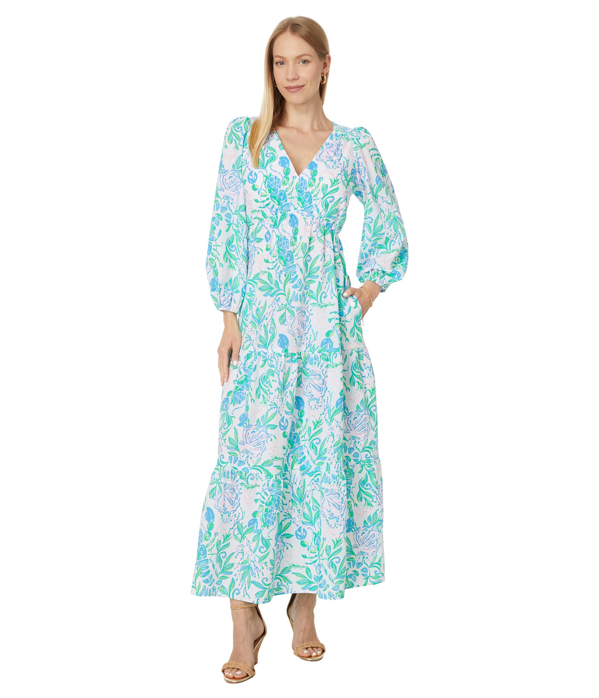 Платье Lilly Pulitzer Deacon 3/4 Sleeve V-Neck, Resort White Just A Pinch
Платье Lilly Pulitzer Deacon 3/4 Sleeve V-Neck, Resort White Just A Pinch