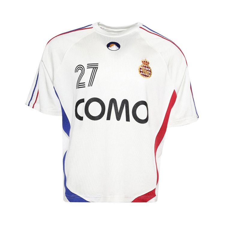 Футболка Rhude 27 Jersey Tee, Off White/Navy/Red
Футболка Rhude 27 Jersey Tee, Off White/Navy/Red