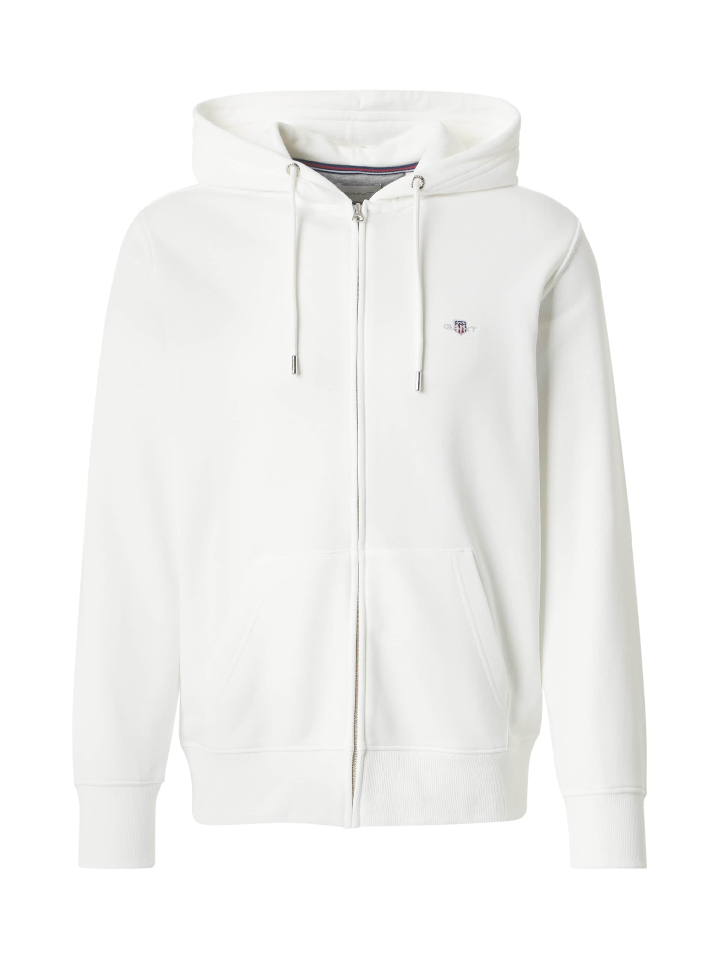 GANT Белый худи на молнии
GANT Белый худи на молнии