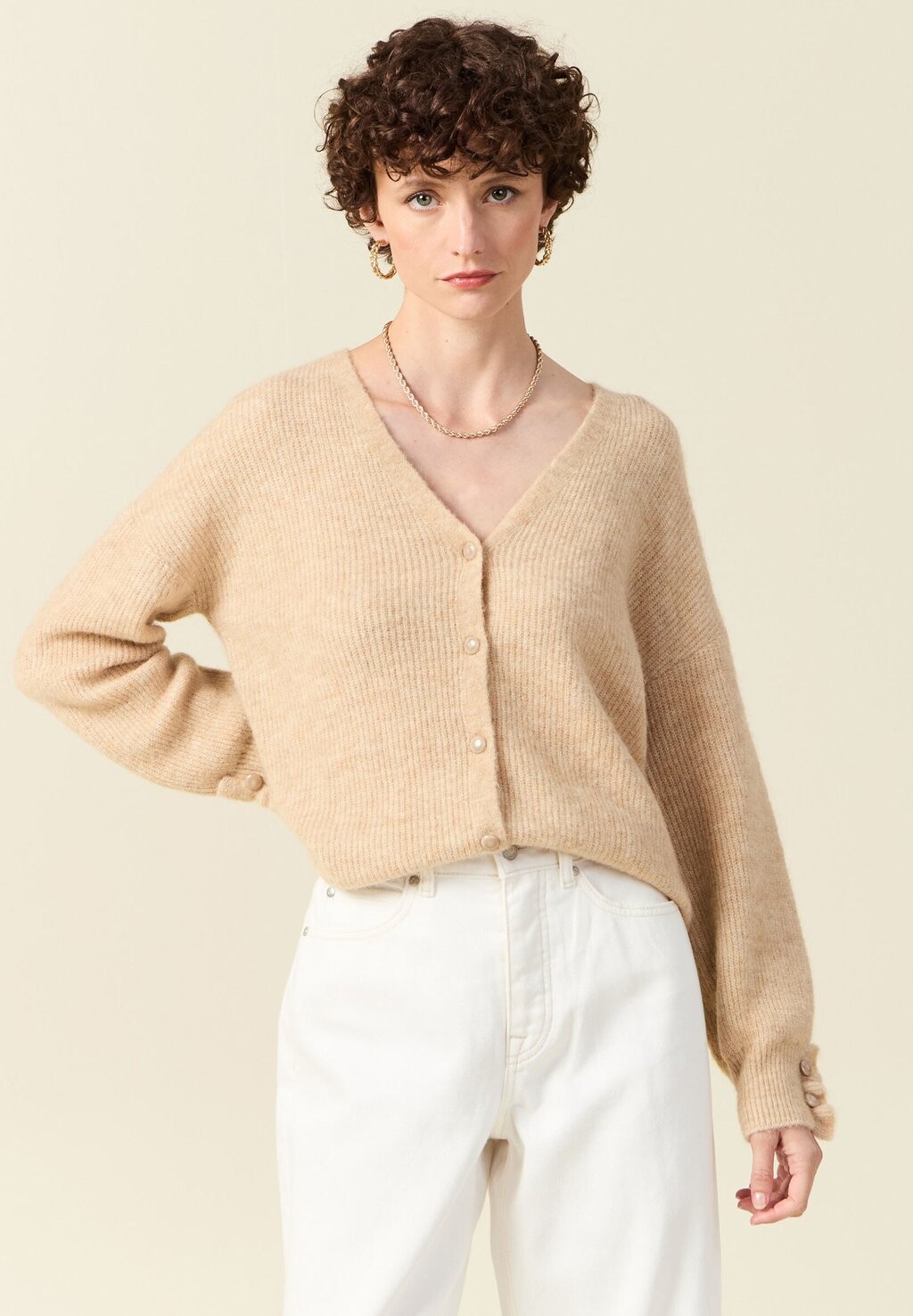 Кардиган MIT VOLANTS BONOBO Jeans, светло-коричневый
Кардиган MIT VOLANTS BONOBO Jeans, светло-коричневый