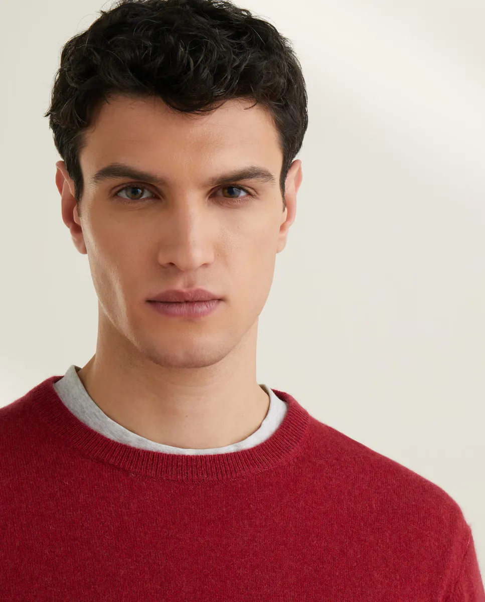 Мужской джемпер однотонный с круглым вырезом 100% кашемир Emidio Tucci, цвет Fresa
Мужской джемпер однотонный с круглым вырезом 100% кашемир Emidio Tucci, цвет Fresa