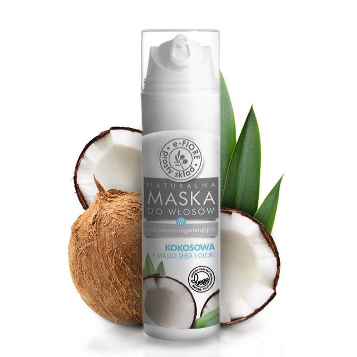 Питательная маска для волос — кокосовое масло и масло ши — 200 мл — E-Fiore 
Питательная маска для волос — кокосовое масло и масло ши — 200 мл — E-Fiore