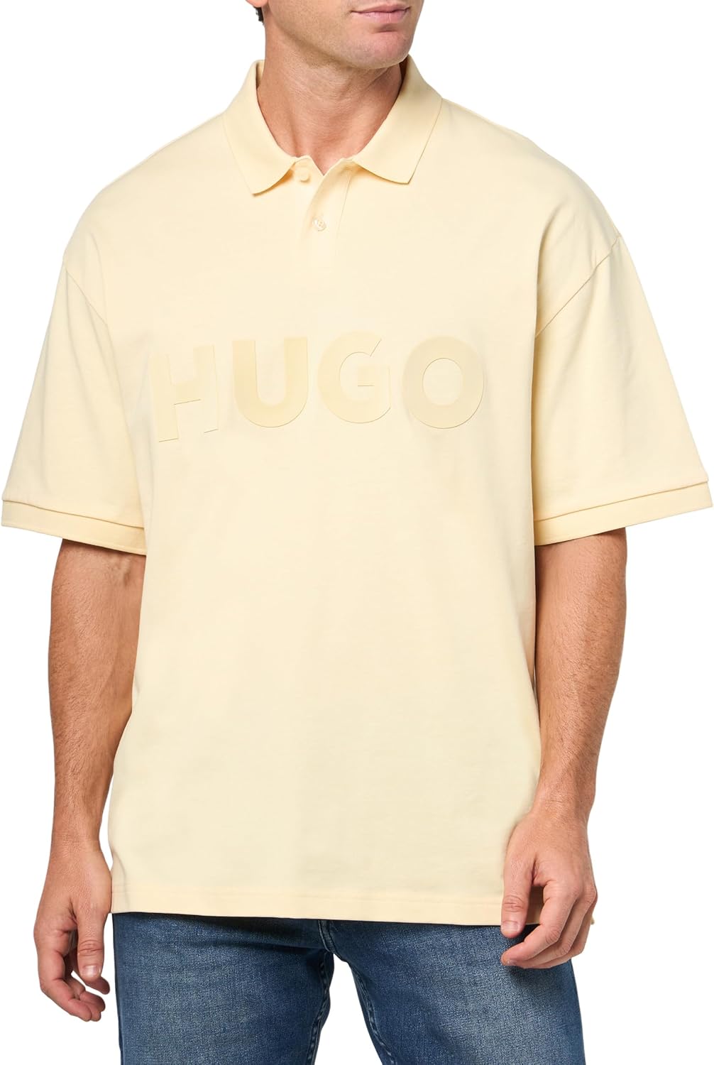 HUGO Мужская поло с коротким рукавом и большим логотипом, Anise Flower
HUGO Мужская поло с коротким рукавом и большим логотипом, Anise Flower