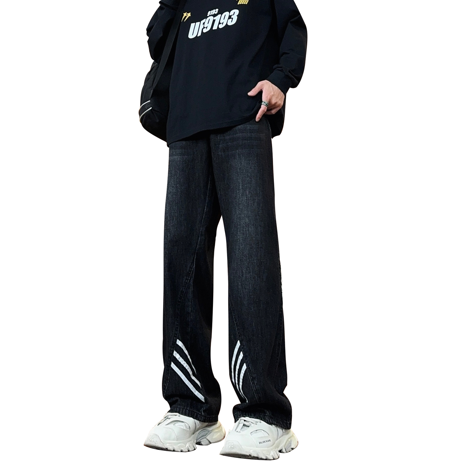 Джинсы унисекс FUERZA, черный
Джинсы унисекс FUERZA, черный