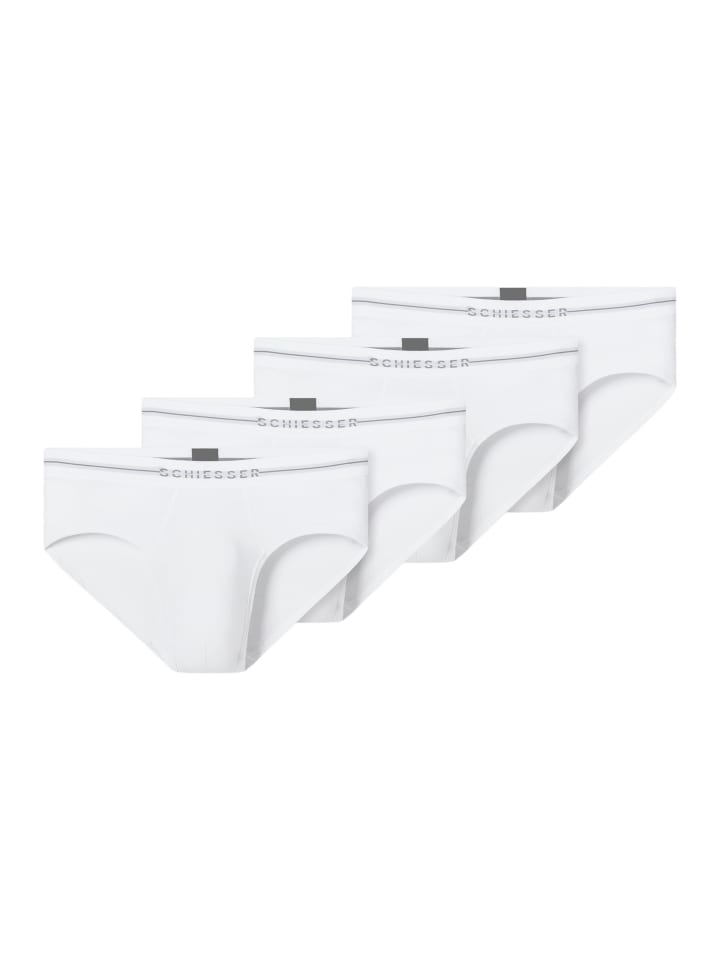 Schiesser Трусы Rio из хлопка, белые
Schiesser Трусы Rio из хлопка, белые