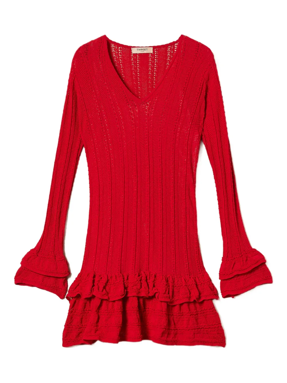 Платье мини с оборками TWINSET, красный
Платье мини с оборками TWINSET, красный