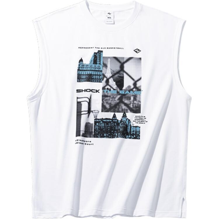 Баскетбольная коллекция баскетбольная майка мужская белая Anta, белый