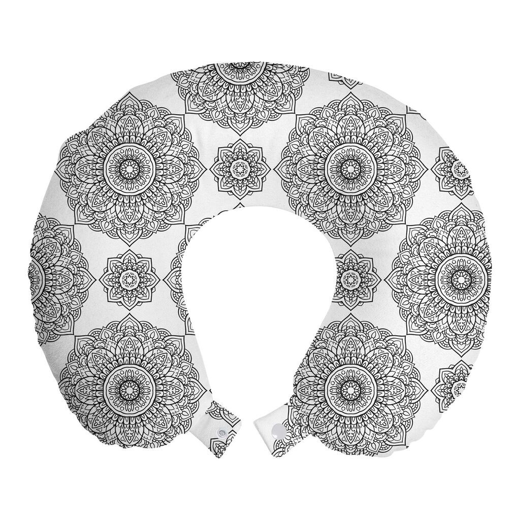 ABAKUHAUS Mandala дорожная подушка для шеи, восточные цветы и листья, пенопластовый дорожный предмет для самолета и автомобиля, 30x30 см, черный и белый
ABAKUHAUS Mandala дорожная подушка для шеи, восточные цветы и листья, пенопластовый дорожный предмет для самолета и автомобиля, 30x30 см, черный и белый