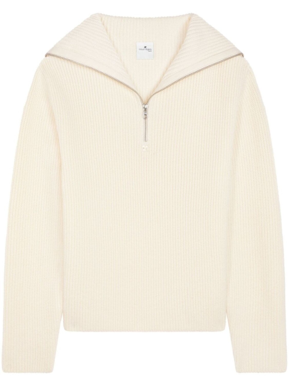 Courrèges свитер в рубчик с капюшоном, нейтральный цвет
Courrèges свитер в рубчик с капюшоном, нейтральный цвет