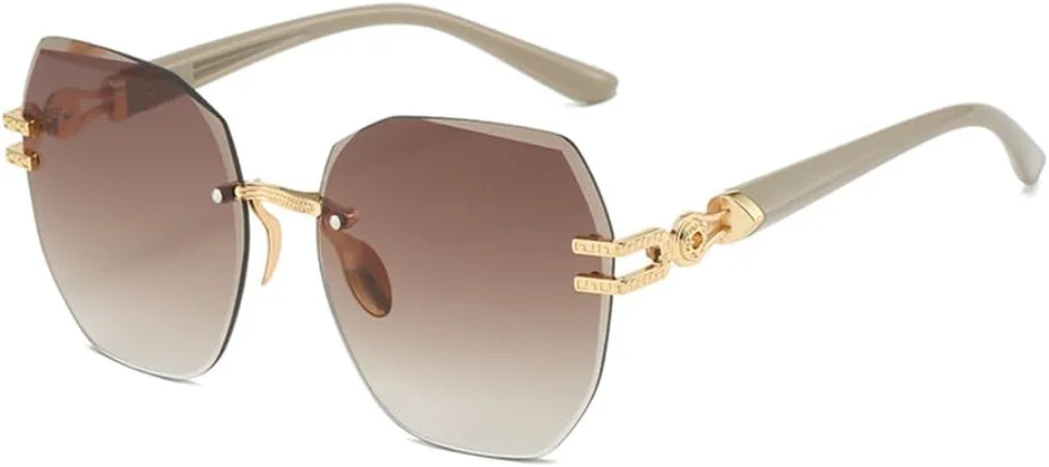 Женские солнцезащитные очки без оправы, овальная большая оправа, солнцезащитные очки для улицы, пляжа, вечеринок, защита от ультрафиолета UV400 HDUBFY, 5
Женские солнцезащитные очки без оправы, овальная большая оправа, солнцезащитные очки для улицы, пляжа, вечеринок, защита от ультрафиолета UV400 HDUBFY, 5