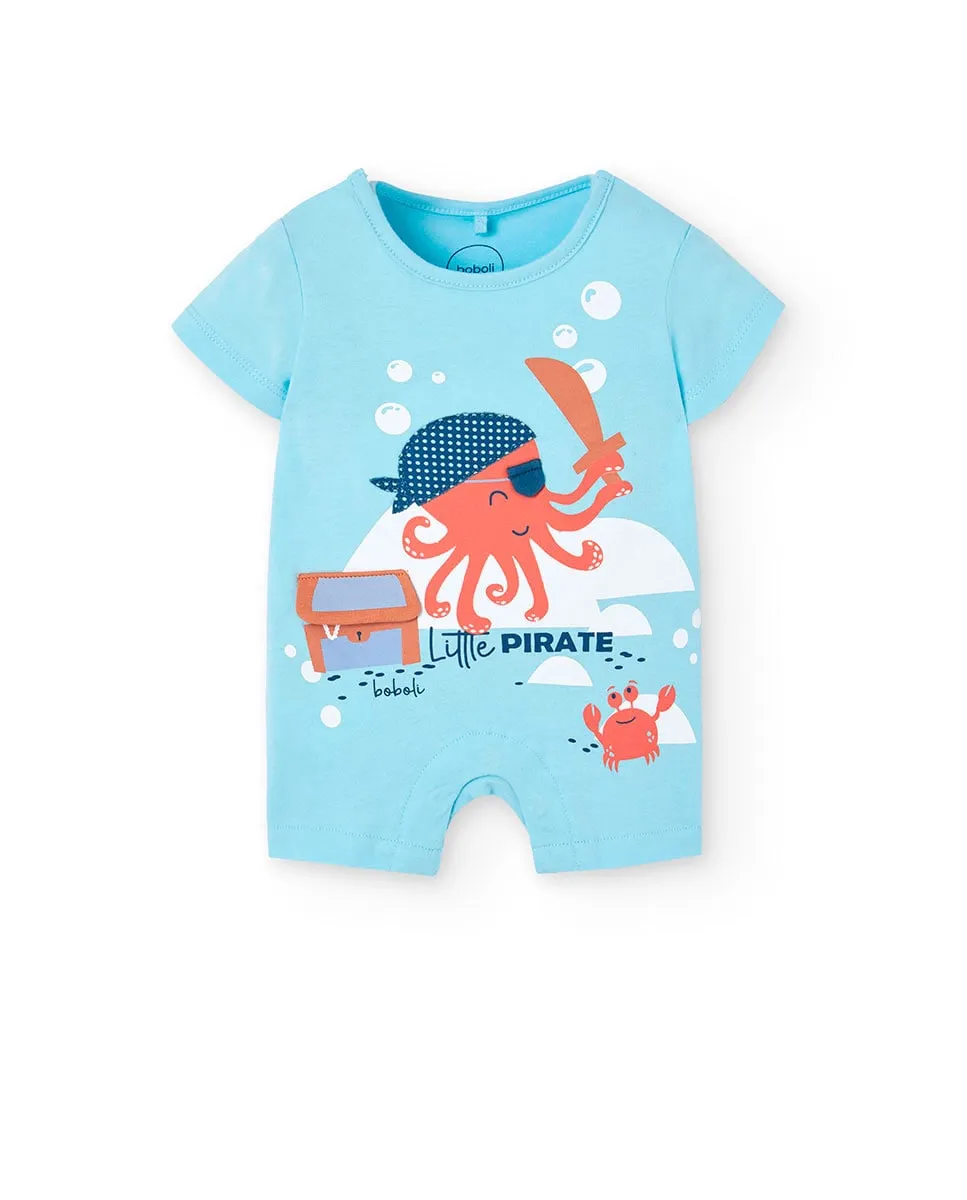 Детское боди для мальчика с коротким рукавом 100% хлопок Boboli, светло-голубой
Детское боди для мальчика с коротким рукавом 100% хлопок Boboli, светло-голубой
