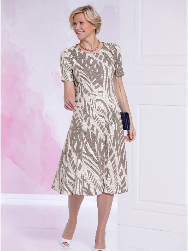 Платье из джерси с принтом цвета серо-бежевого WITT WEIDEN
Платье из джерси с принтом цвета серо-бежевого WITT WEIDEN