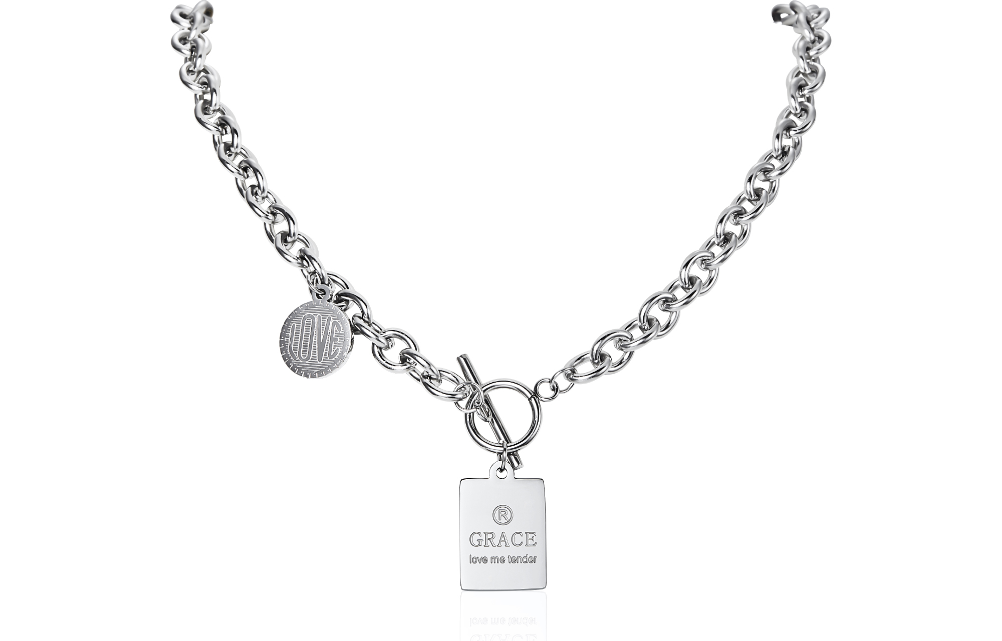 Титановая стальная цепь унисекс Zeroline, белый
Титановая стальная цепь унисекс Zeroline, белый