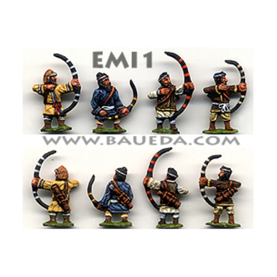 Эмиши Легкие лучники, Historical Miniatures - Emishi (15mm) (Baueda)
Эмиши Легкие лучники, Historical Miniatures - Emishi (15mm) (Baueda)