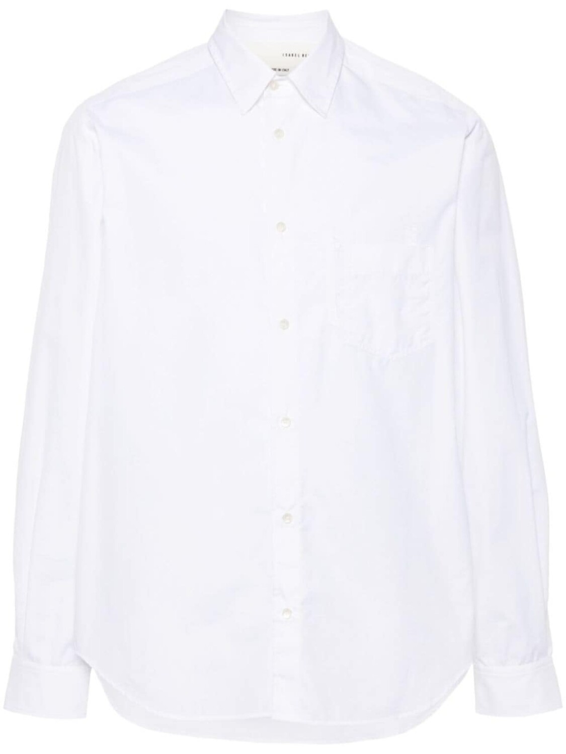 Isabel Benenato поплиновая рубашка с длинными рукавами, белый
Isabel Benenato поплиновая рубашка с длинными рукавами, белый