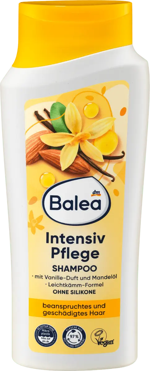 Шампунь интенсивный уход 300 мл Balea
Шампунь интенсивный уход 300 мл Balea