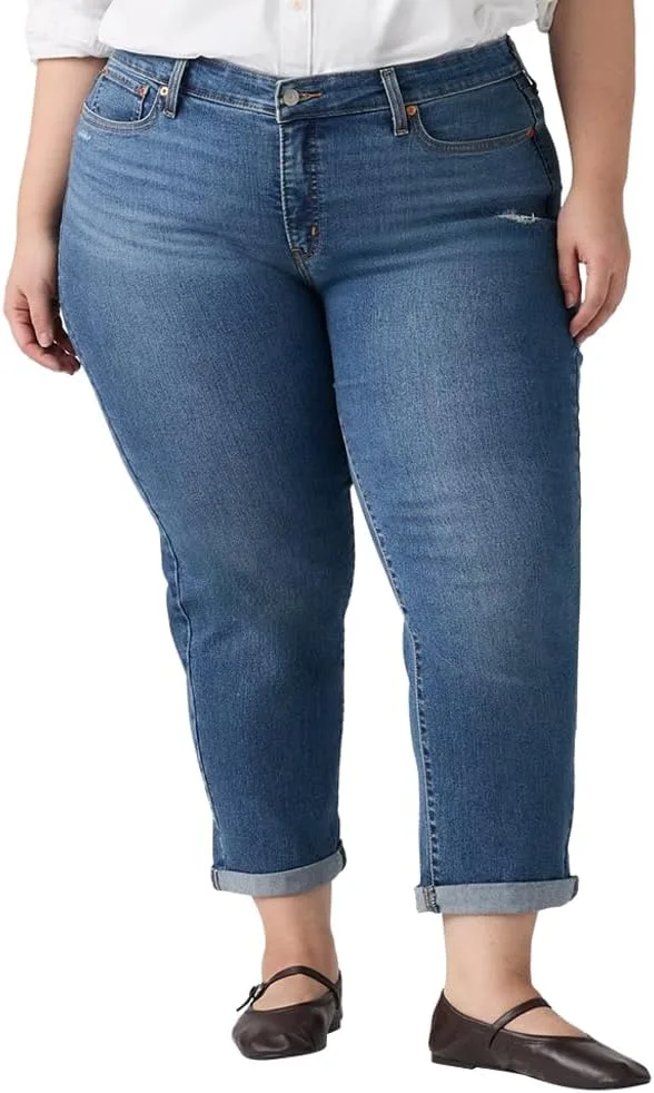 Levi's Women's Mid-Rise Boyfriend Jeans Plus Size
Levi's Women's Mid-Rise Boyfriend Jeans Plus Size