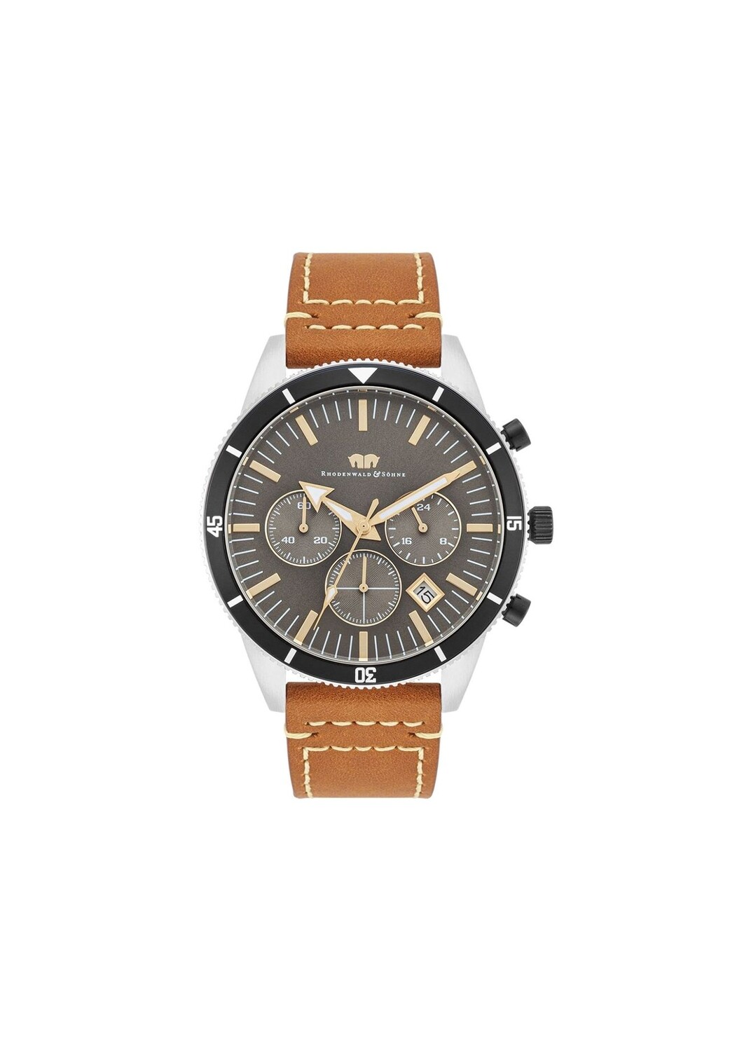 Часы-хронограф Classic из натуральной кожи коричневого цвета RHODENWALD & SÖHNE, коричневый
Часы-хронограф Classic из натуральной кожи коричневого цвета RHODENWALD & SÖHNE, коричневый