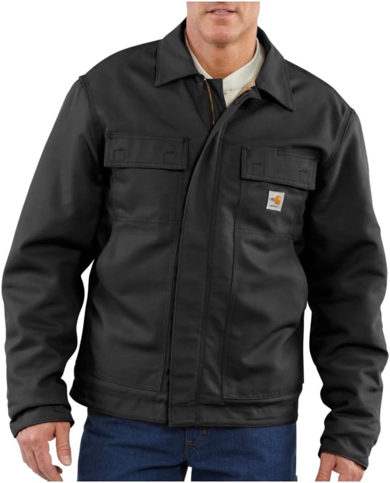 Carhartt Men's Flame Resistant Lanyard Access Jacket, Black
Carhartt Men's Flame Resistant Lanyard Access Jacket, Black