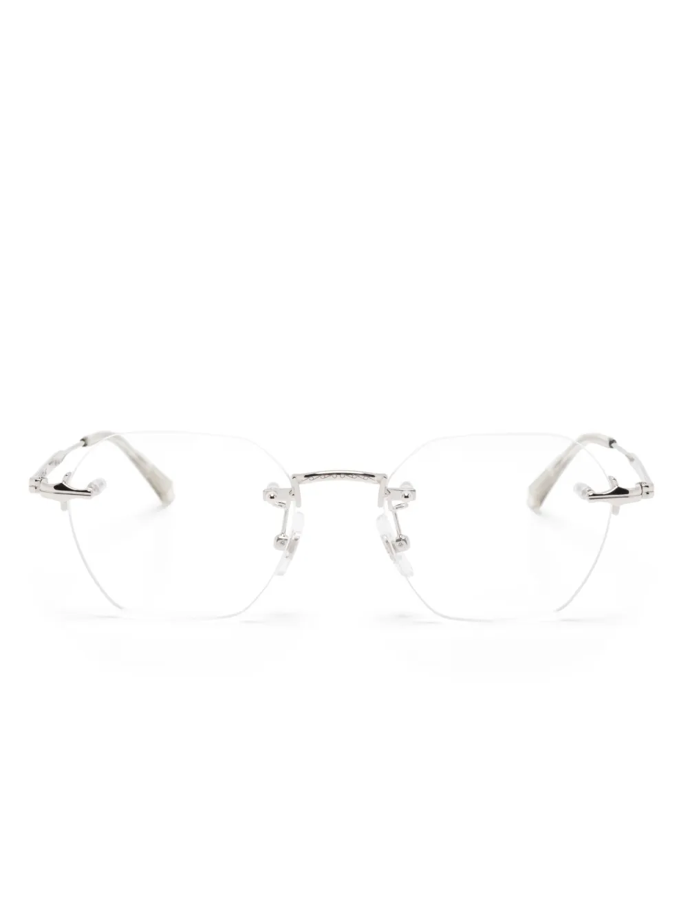 Очки в круглой оправе Montblanc, серебристый
Очки в круглой оправе Montblanc, серебристый