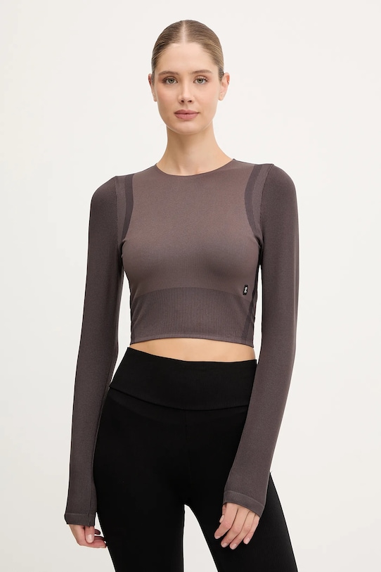 Лонгслив для йоги с длинным рукавом On, коричневый
Лонгслив для йоги с длинным рукавом On, коричневый