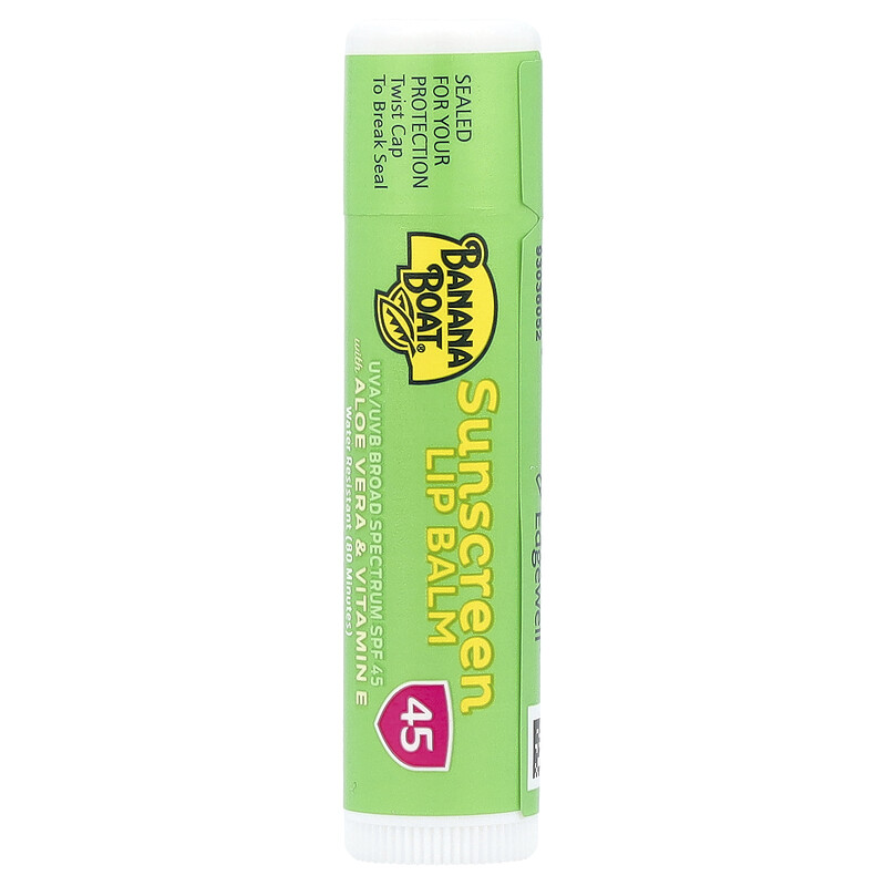 Banana Boat, Солнцезащитный бальзам для губ с алоэ вера и витамином E, SPF 45, 4,25 г (0,15 унции)
Banana Boat, Солнцезащитный бальзам для губ с алоэ вера и витамином E, SPF 45, 4,25 г (0,15 унции)