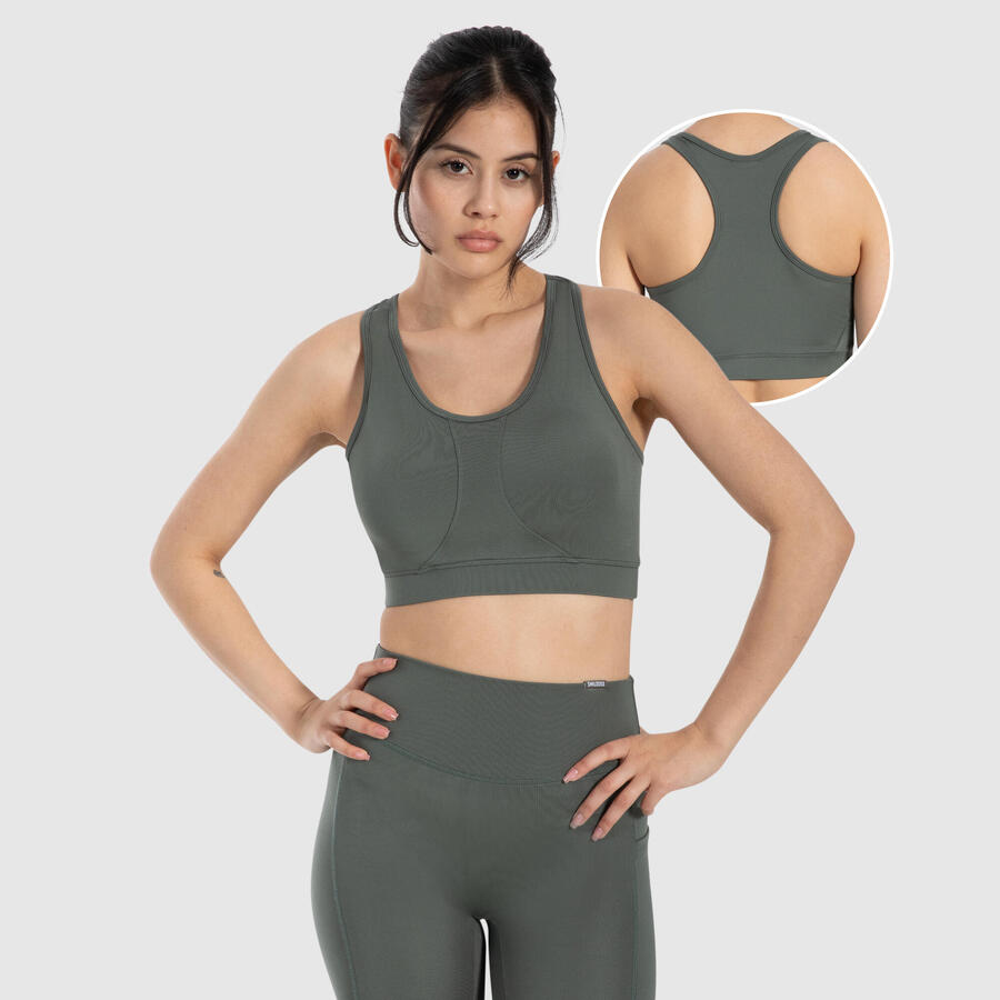 SMILODOX Женский спортивный бюстгальтер Candace зеленый
SMILODOX Женский спортивный бюстгальтер Candace зеленый