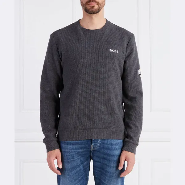 Свитер-Толстовка обычного кроя Boss, черный
Свитер-Толстовка обычного кроя Boss, черный