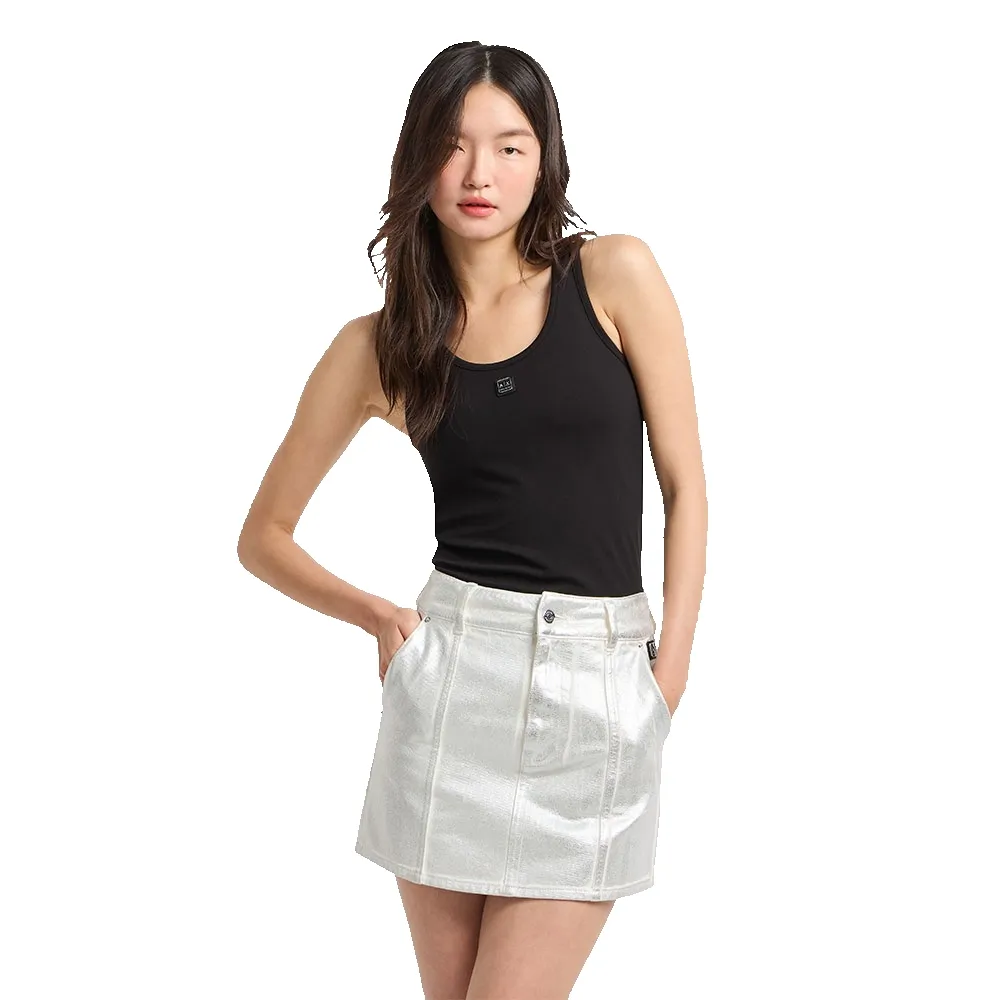 Юбка Armani Exchange XW000099_AF10836 high waist short skirt, серебряный
Юбка Armani Exchange XW000099_AF10836 high waist short skirt, серебряный