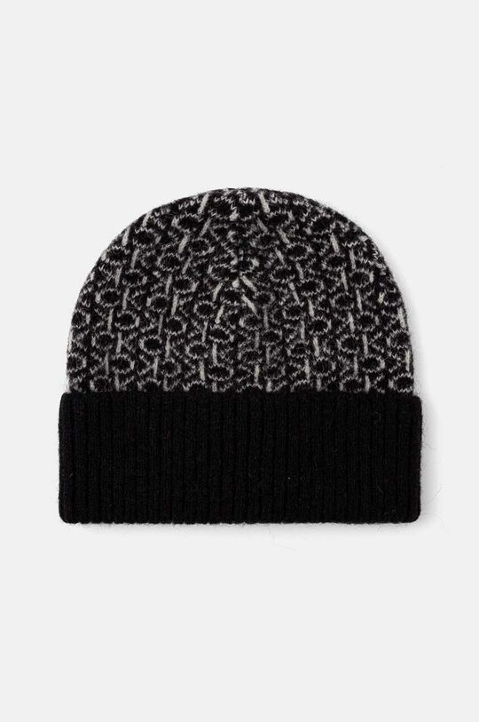 Шерстяная шапка Calvin Klein, черный 
Шерстяная шапка Calvin Klein, черный
