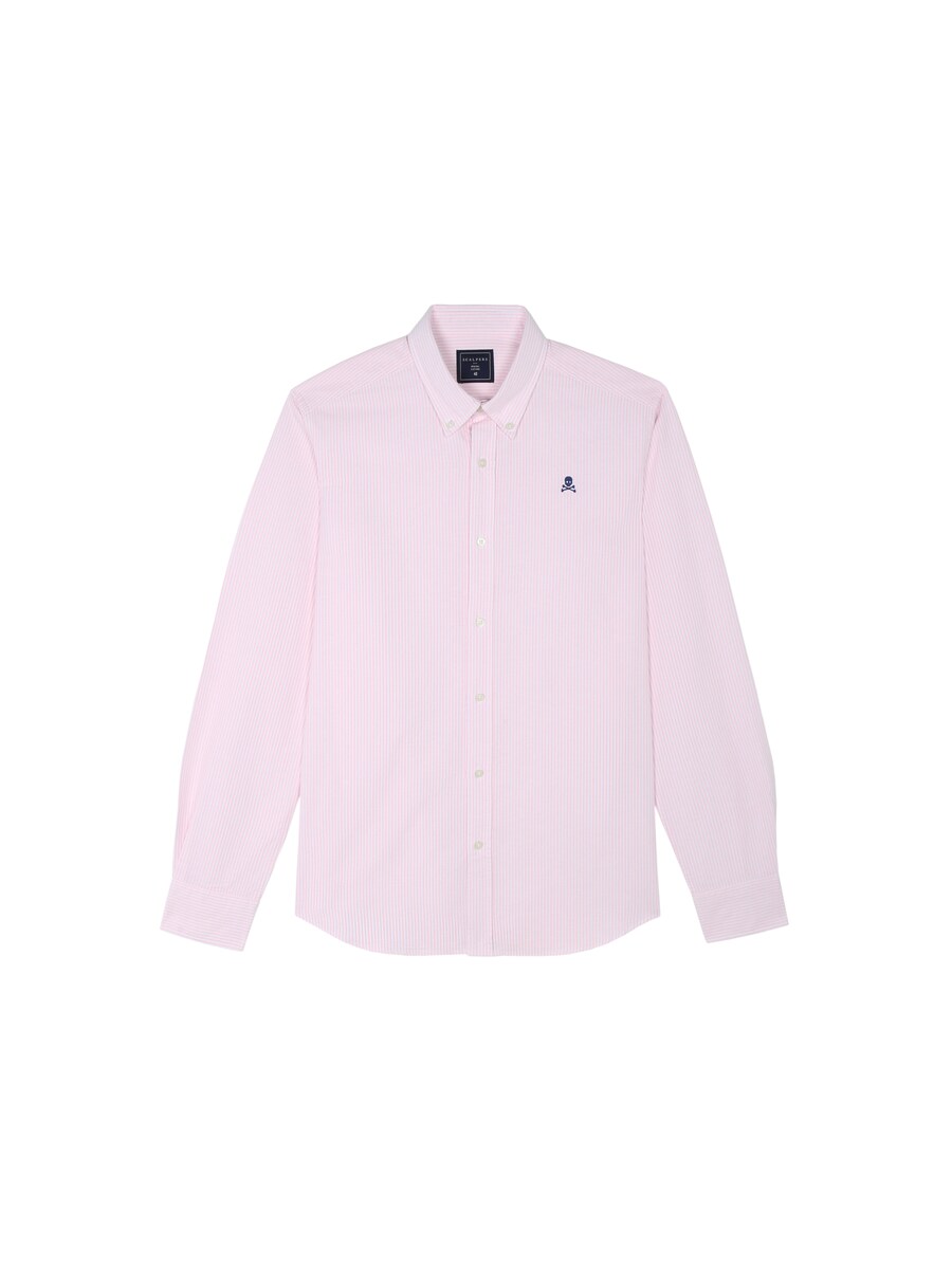 Рубашка на пуговицах классического кроя Scalpers, розовый
Рубашка на пуговицах классического кроя Scalpers, розовый