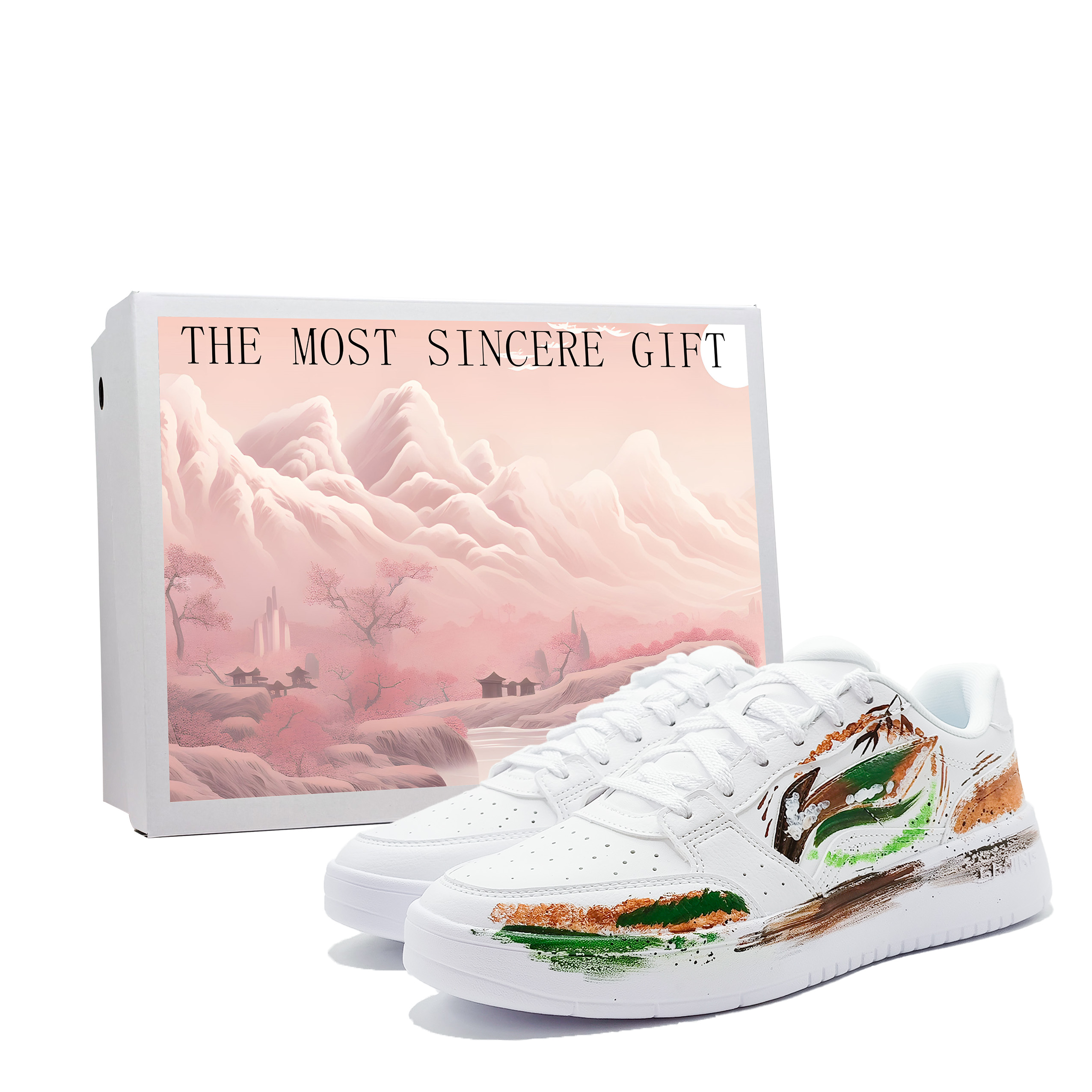 LINING Кроссовки для скейтбординга Acer Truncatum с противоскользящей амортизацией и износостойкостью, низкие, мужские, белые, коричневые, зеленые 
LINING Кроссовки для скейтбординга Acer Truncatum с противоскользящей амортизацией и износостойкостью, низкие, мужские, белые, коричневые, зеленые