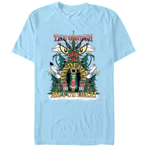 Футболка с графическим принтом «Большой и высокий доктор Сьюз Гринч получил прекрасную ужасную идею» Licensed Character, голубой
Футболка с графическим принтом «Большой и высокий доктор Сьюз Гринч получил прекрасную ужасную идею» Licensed Character, голубой