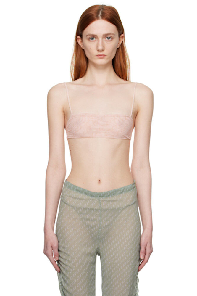 Эксклюзивный розовый бюстгальтер SSENSE Jade Cropper 
Эксклюзивный розовый бюстгальтер SSENSE Jade Cropper