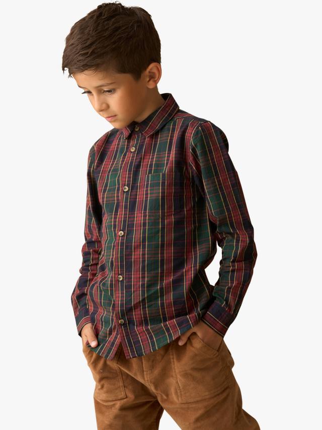 Детская хлопковая рубашка с длинным рукавом в клетку Angel & Rocket, Green
Детская хлопковая рубашка с длинным рукавом в клетку Angel & Rocket, Green