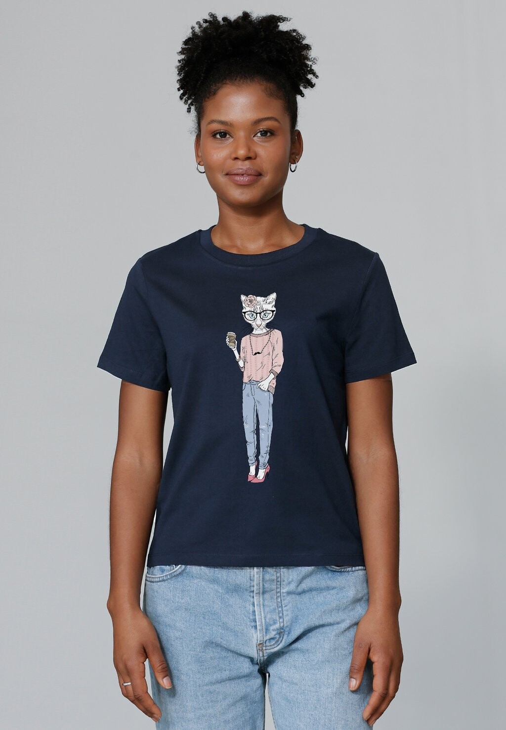 Футболка с принтом HIPSTER CAT WITH MOUSTACHE watapparel, темно-синий
Футболка с принтом HIPSTER CAT WITH MOUSTACHE watapparel, темно-синий