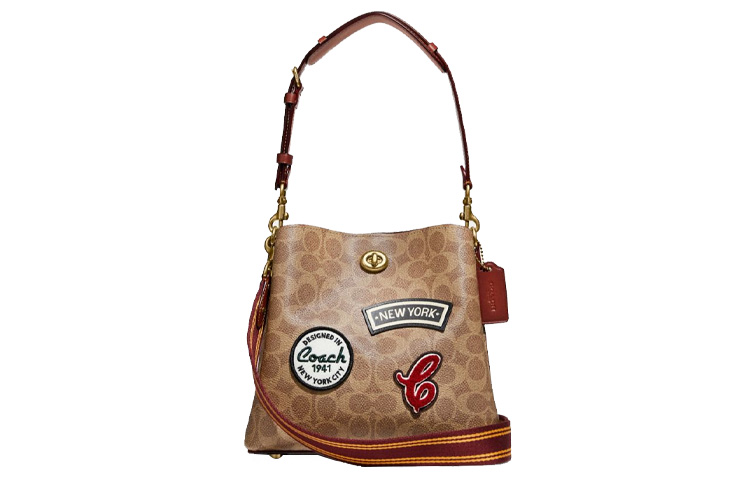 COACH Кожаная сумка-ведро через плечо
COACH Кожаная сумка-ведро через плечо