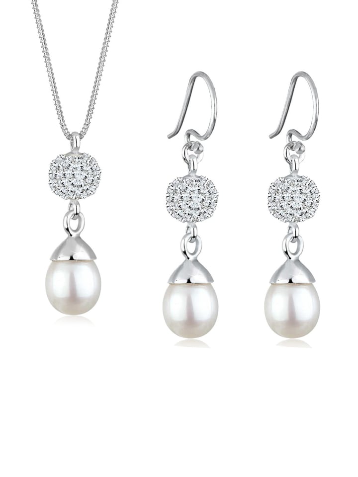 Elli Колье Schmuckset 925 Sterling Silber in Weiß
Elli Колье Schmuckset 925 Sterling Silber in Weiß