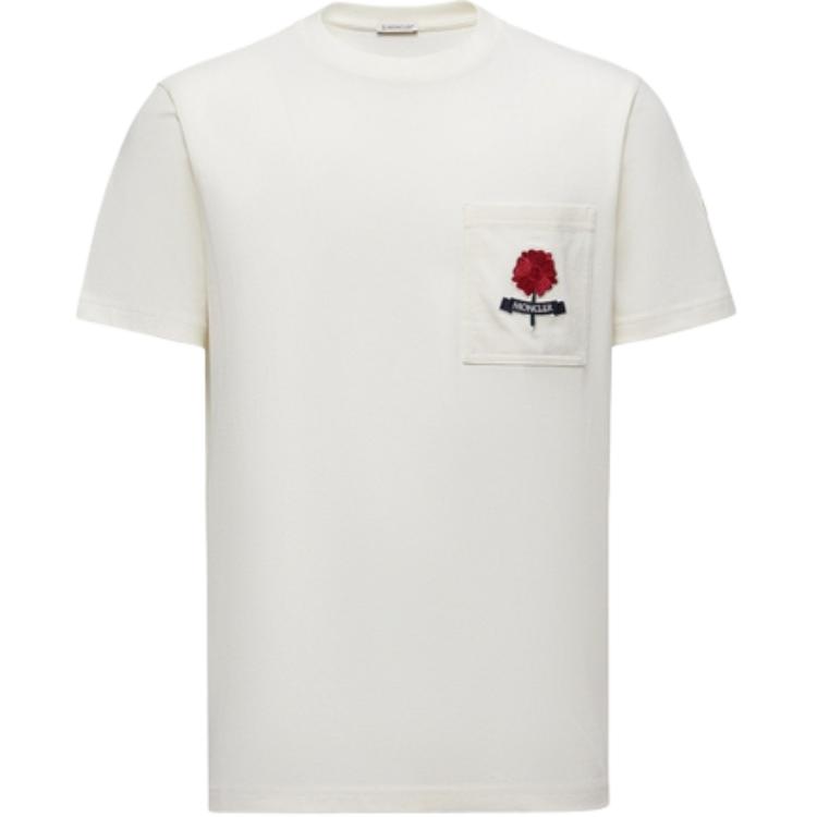 Футболка с вышитым логотипом Moncler, белый
Футболка с вышитым логотипом Moncler, белый