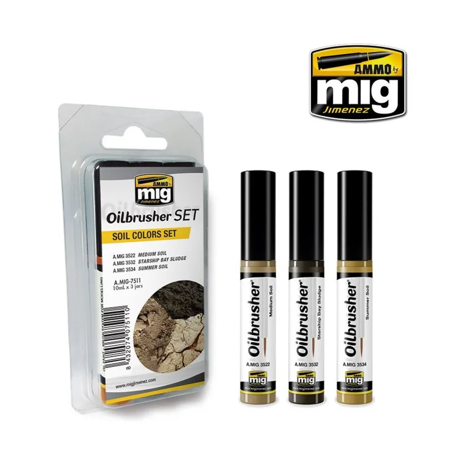 Набор цветов почвы, Oilbrusher Sets
Набор цветов почвы, Oilbrusher Sets