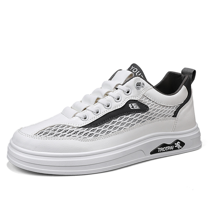 King Jinmai Низкие скейтерские кроссовки мужские бело-серые, цвет White Gray
King Jinmai Низкие скейтерские кроссовки мужские бело-серые, цвет White Gray