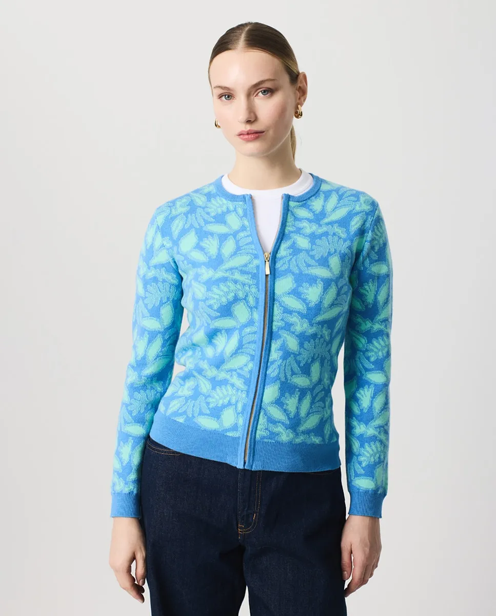 Женская куртка с жаккардовым цветочным узором Escorpion, голубой
Женская куртка с жаккардовым цветочным узором Escorpion, голубой