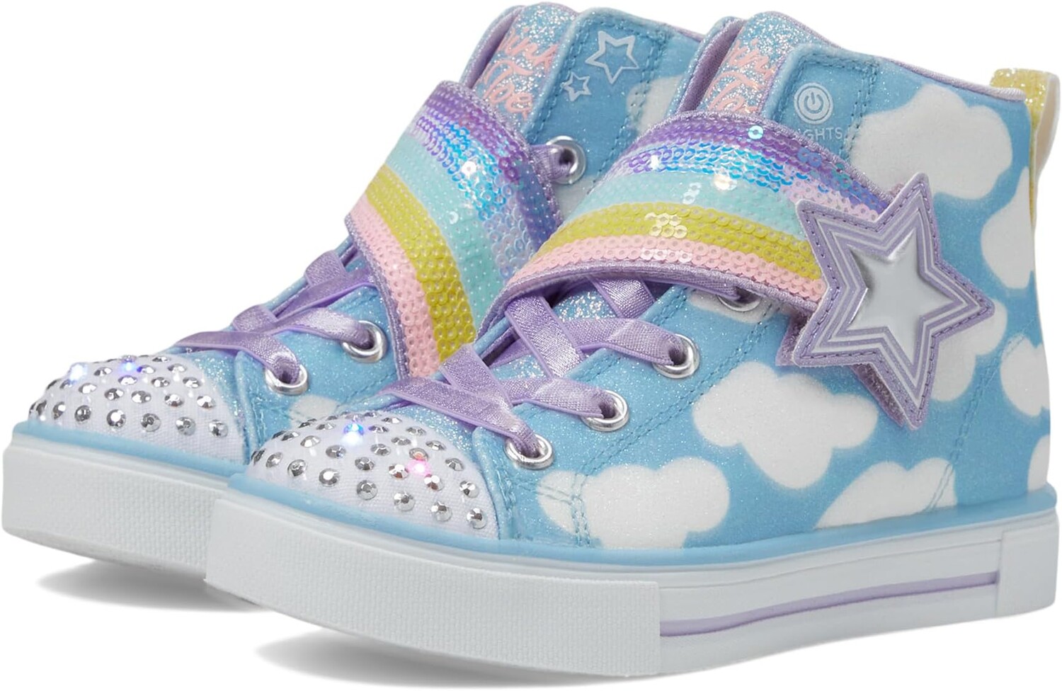Кроссовки Skechers Twinkle Sparks - Shooting Star 314775L, цвет Blue/Multi 
Кроссовки Skechers Twinkle Sparks - Shooting Star 314775L, цвет Blue/Multi