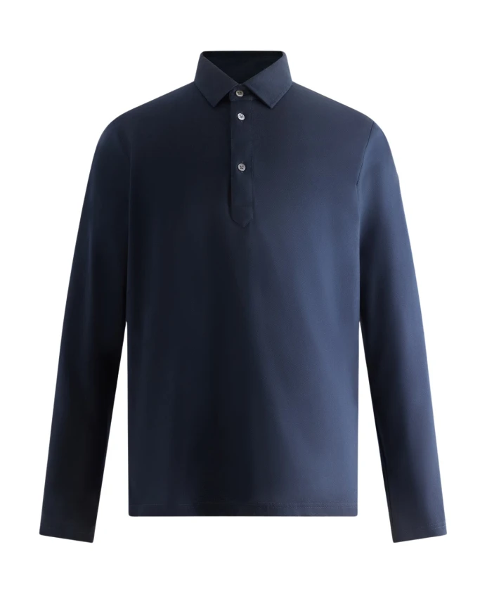 Рубашка поло с длинными рукавами Fusalp, синий 
Рубашка поло с длинными рукавами Fusalp, синий