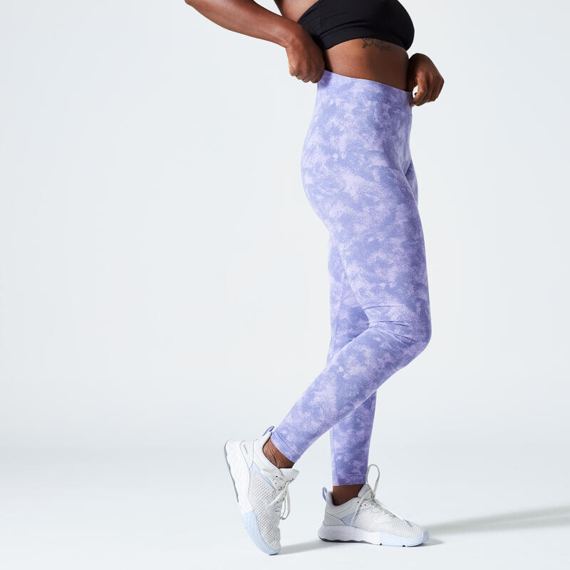 Женские хлопковые леггинсы для фитнеса Fit+ Domyos, фиолетовые
Женские хлопковые леггинсы для фитнеса Fit+ Domyos, фиолетовые