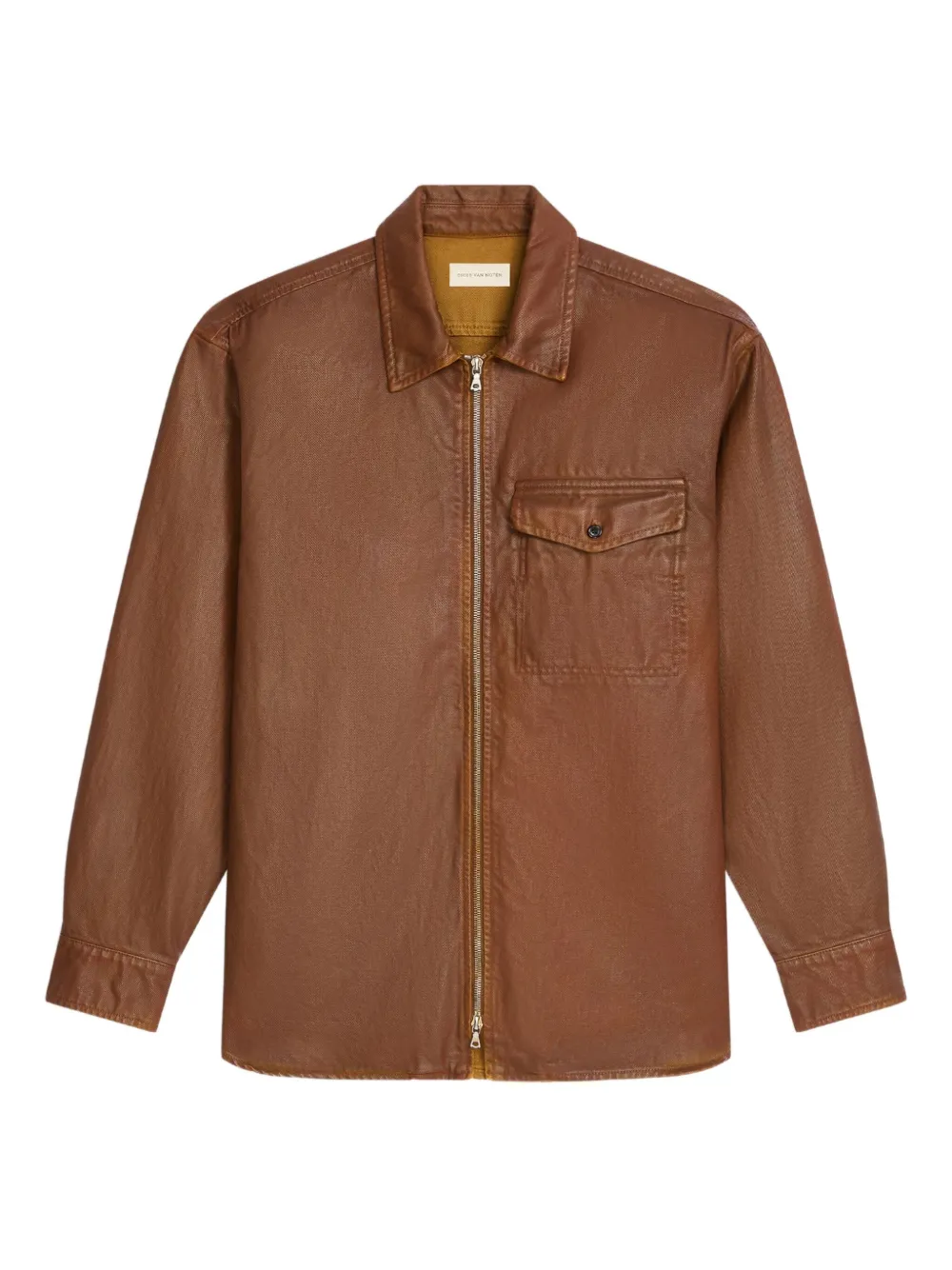 Рубашка на молнии DRIES VAN NOTEN, коричневый
Рубашка на молнии DRIES VAN NOTEN, коричневый