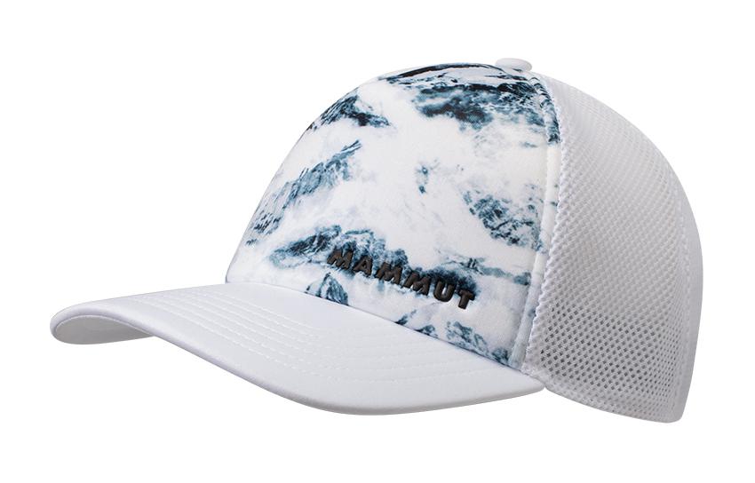 MAMMUT Бейсболка из полиэстера унисекс белая, White 
MAMMUT Бейсболка из полиэстера унисекс белая, White