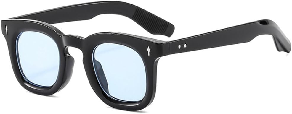 Модные маленькие солнцезащитные очки для женщин в стиле ретро с заклепками, конфетные оттенки, защита от УФ-излучения UV400, для мужчин в стиле панк, черные с синим, один размер TYUVIVO, Black Blue
Модные маленькие солнцезащитные очки для женщин в стиле ретро с заклепками, конфетные оттенки, защита от УФ-излучения UV400, для мужчин в стиле панк, черные с синим, один размер TYUVIVO, Black Blue