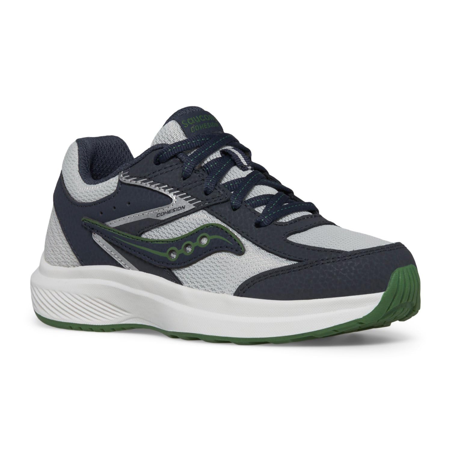 Кроссовки Saucony Kids Cohesion Kdz Sneakers, Navy/Grey/Green
Кроссовки Saucony Kids Cohesion Kdz Sneakers, Navy/Grey/Green