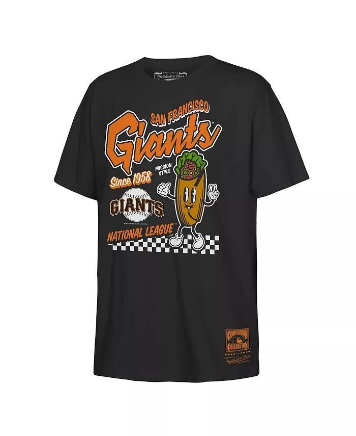Мужская черная футболка для мальчиков и девочек San Francisco Giants Cooperstown Collection Food Concessions Mitchell & Ness, черный
Мужская черная футболка для мальчиков и девочек San Francisco Giants Cooperstown Collection Food Concessions Mitchell & Ness, черный